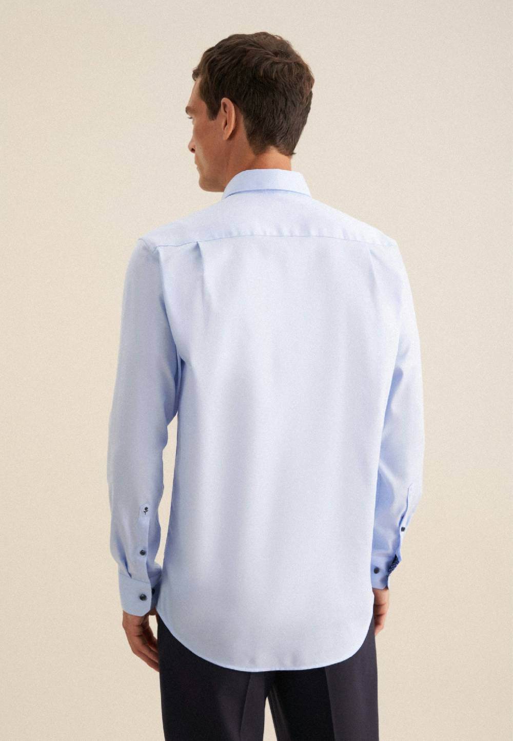Seidensticker Bügelfreies Twill Business Hemd in Regular mit Button-Down-Kragen Preisnachlass