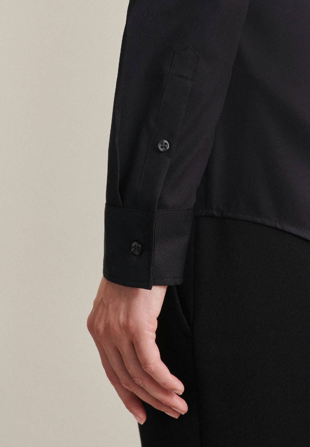 Seidensticker Bügelfreie Fil a fil Hemdbluse 50% Rabatt für begrenzte Zeit