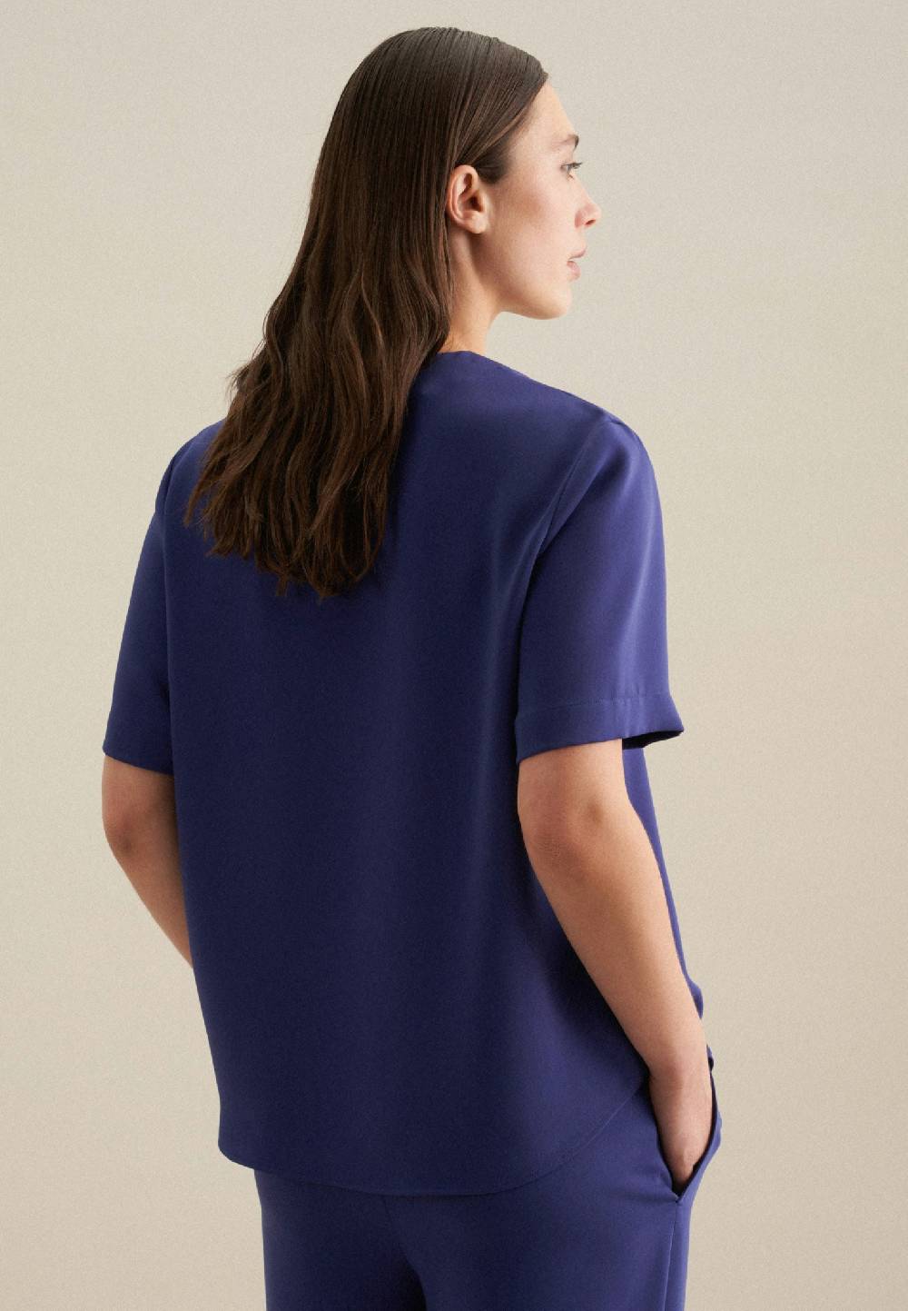 Seidensticker V-Neck Shirtbluse Regular Online Shopping