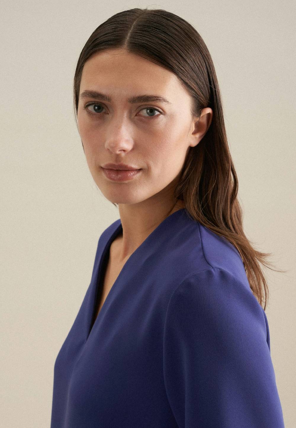 Seidensticker V-Neck Shirtbluse Regular Online Shopping