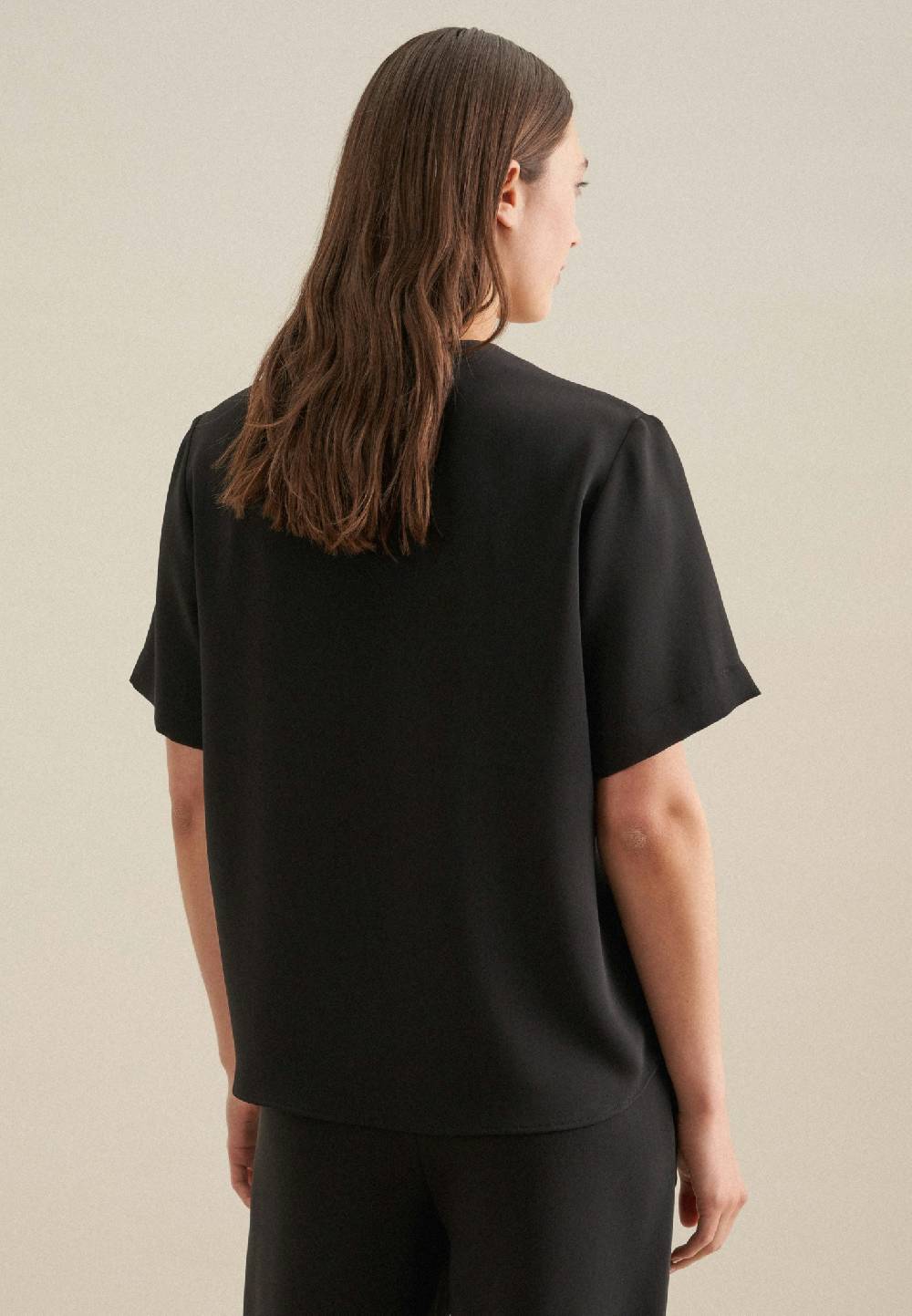 Seidensticker V-Neck Shirtbluse Regular Osterangebot