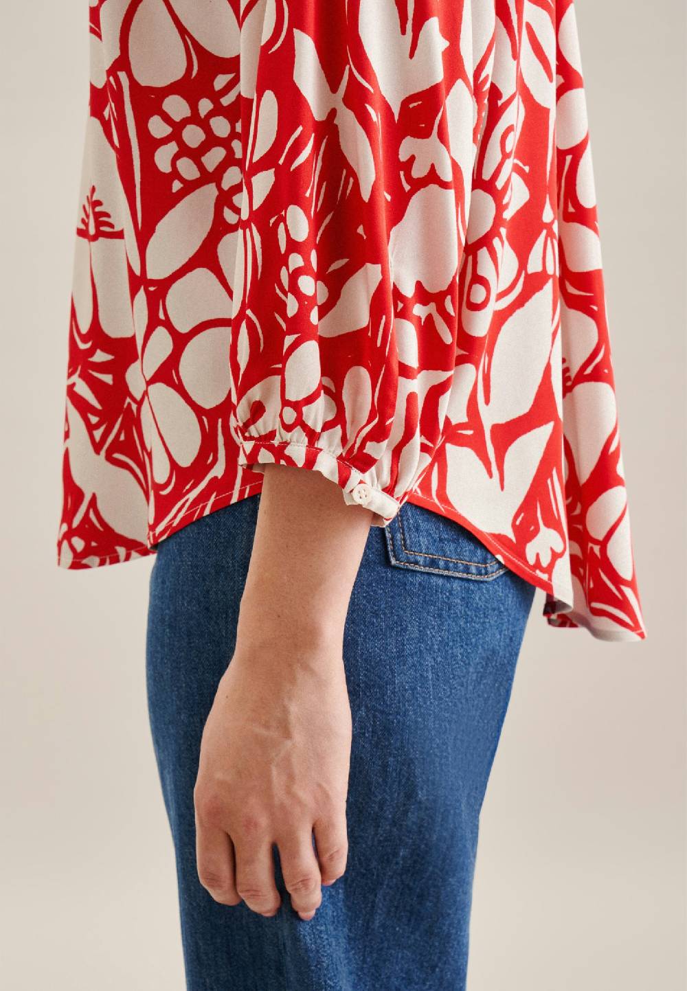 Seidensticker 3/4-Arm Satin Shirtbluse Nur für heute