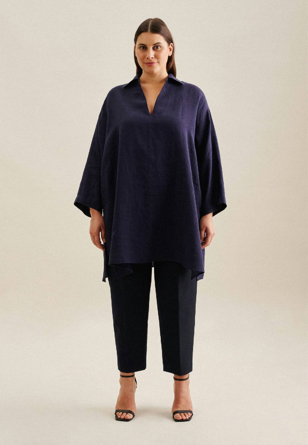 Seidensticker Curvy Kragen Kleid Oversized Super Rabatt