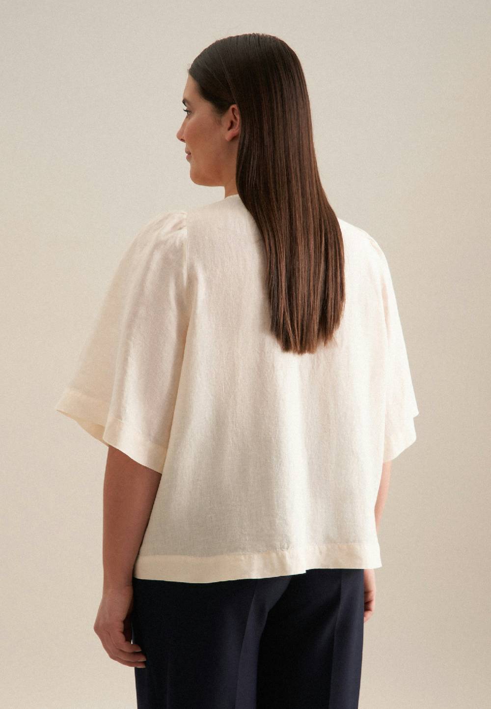 Seidensticker Curvy Rundhals Shirtbluse Regular 50% Rabatt mit kostenlosem Versand