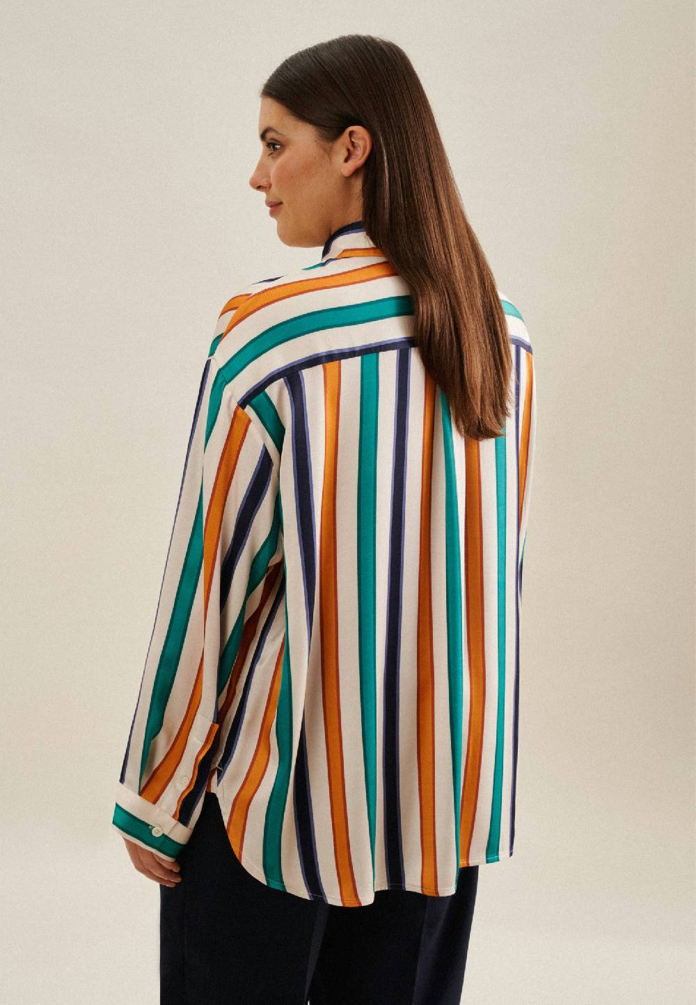 Seidensticker Curvy Kragen Longbluse Oversized 50% Rabatt für begrenzte Zeit