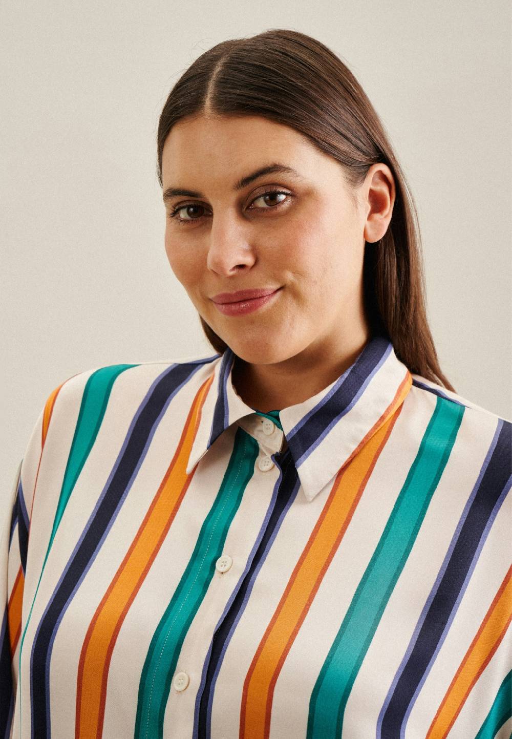 Seidensticker Curvy Kragen Longbluse Oversized 50% Rabatt für begrenzte Zeit