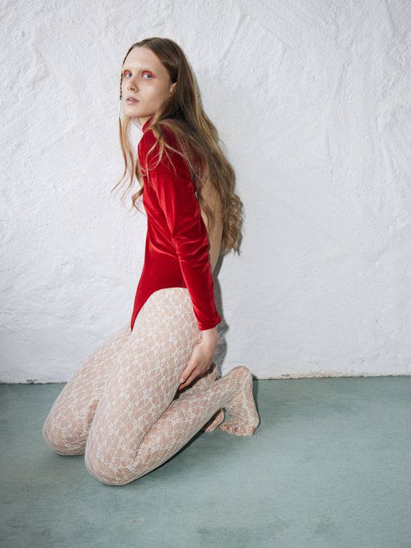 Simone Wild Lace Tights Preisnachlass