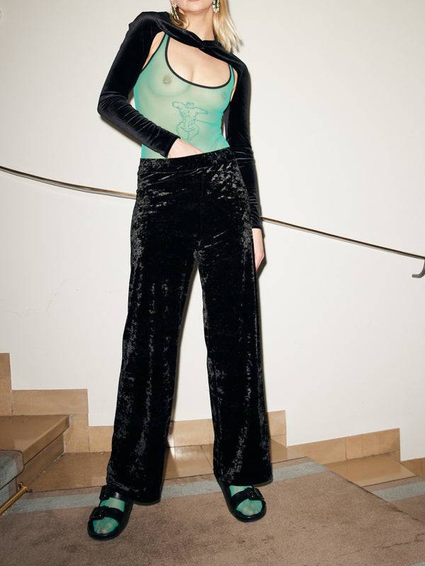 Simone Wild Hammered Velvet Cozy Pants Exklusive Angebote