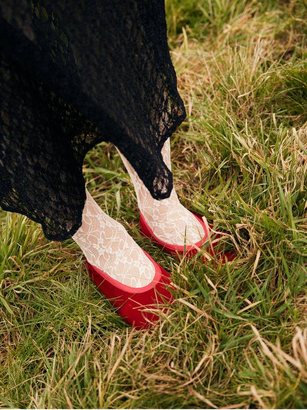 Simone Wild Velvet Ballet Slipper Fabrikverkauf