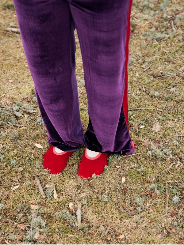 Simone Wild Velvet Ballet Slipper Fabrikverkauf