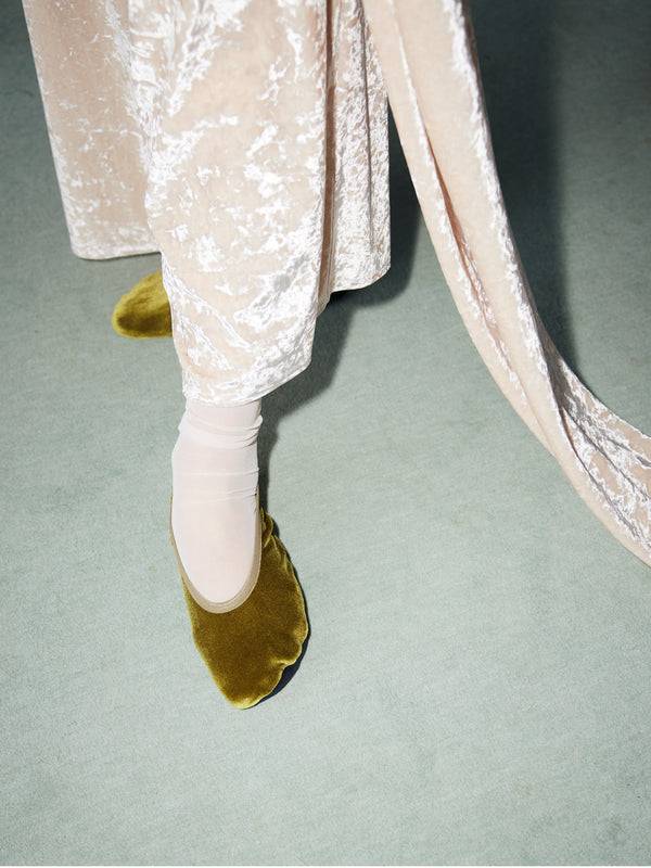 Simone Wild Velvet Ballet Slipper Meist gekauft