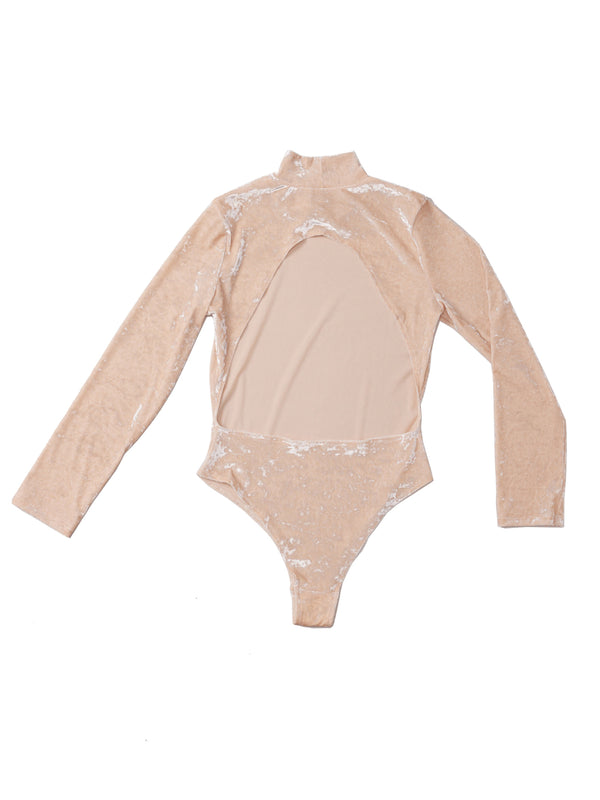 Simone Wild Velvet Body High Neck Flash Sale