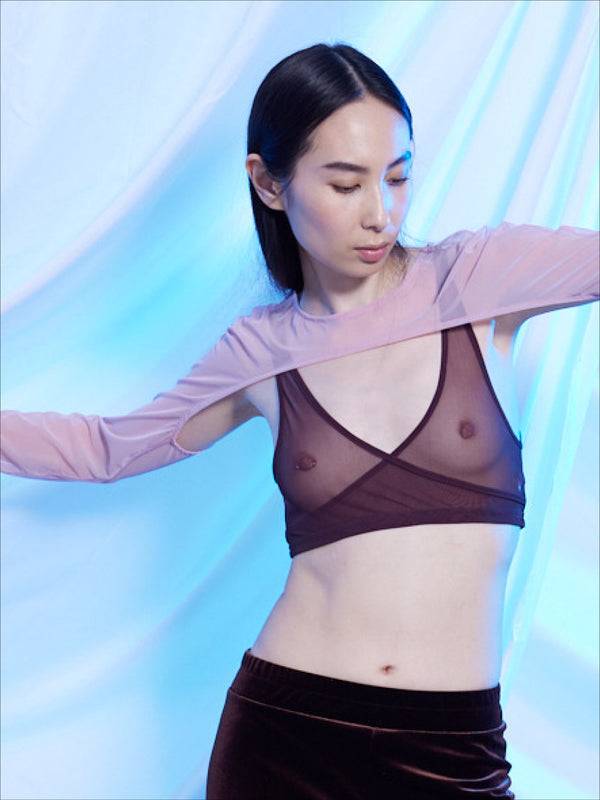 Simone Wild Mesh Wrap Bra Vierteljährliche Förderung