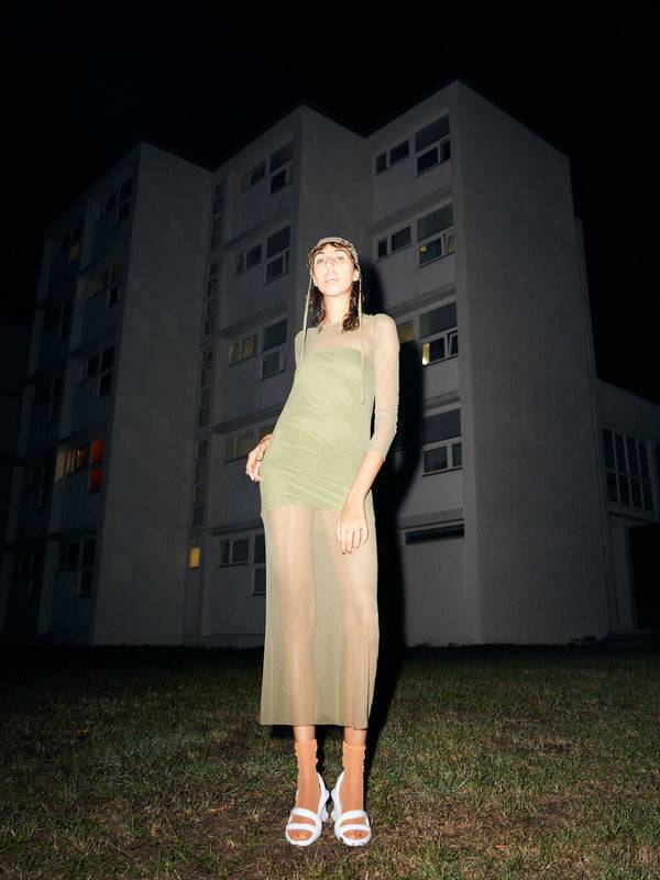 Simone Wild Net Long Dress Black Friday