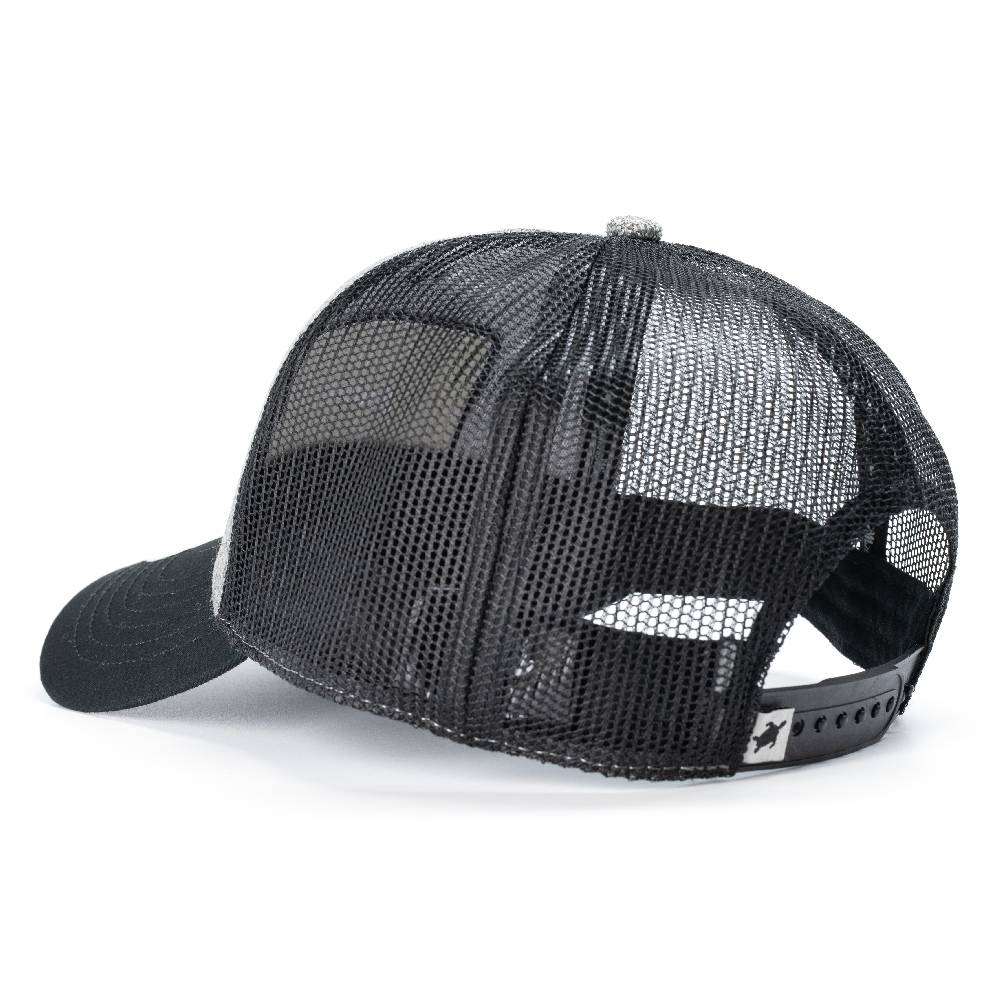 ﻿Smith & Miller Varnado Unisex Trucker Cap, grey-black Black Friday