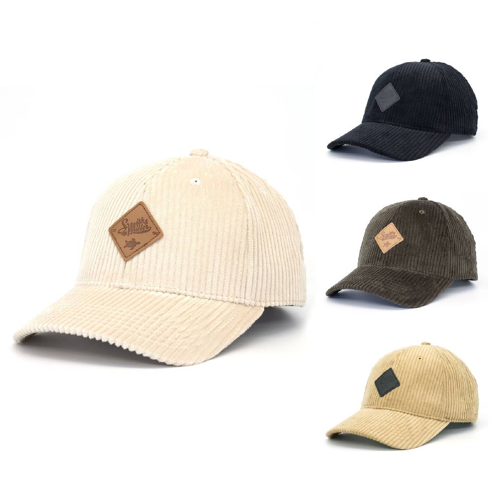 Smith & Miller Basil Unisex Curved Cord Cap Lagerräumung