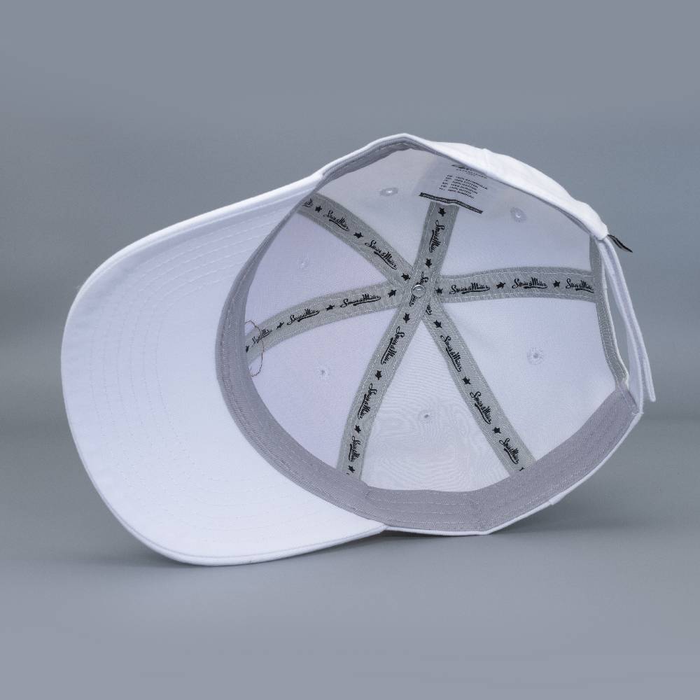 Smith & Miller Bend Unisex Curved Cap, white Neuheiten