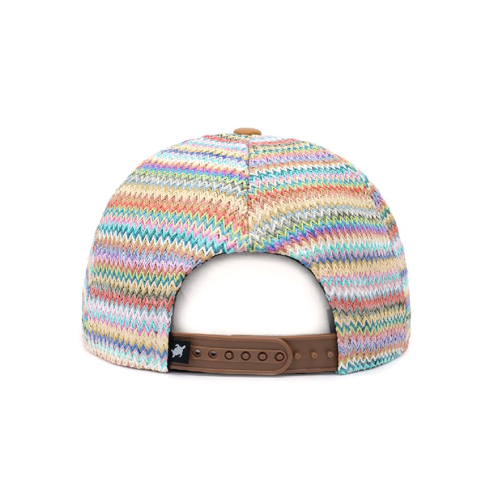 Smith & Miller Bast Flat Unisex Snapback Cap, multicolor - brown VIP-Rabatte