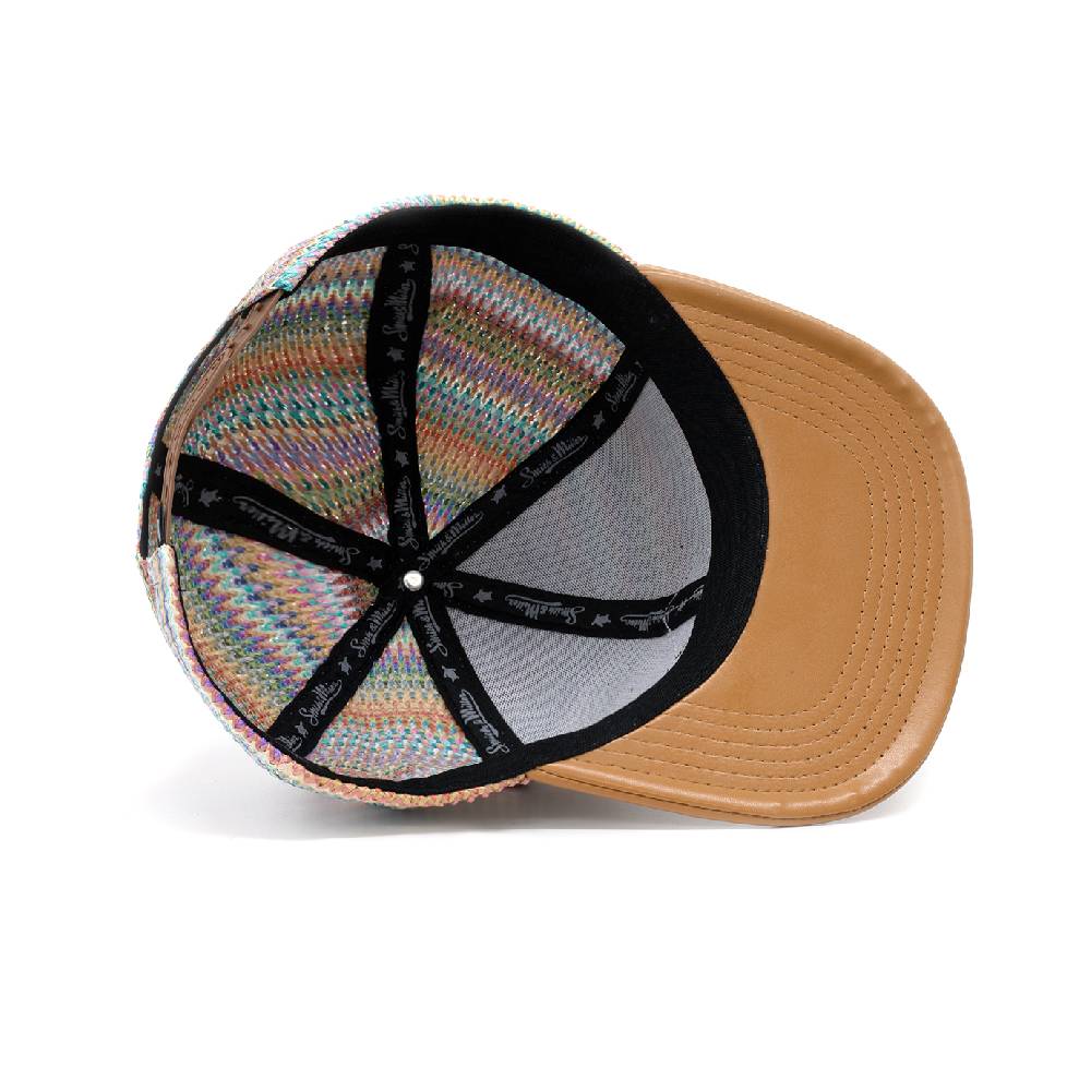 Smith & Miller Bast Flat Unisex Snapback Cap, multicolor - brown VIP-Rabatte