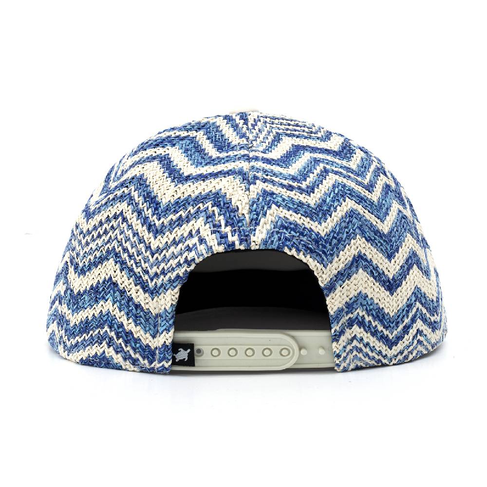 Smith & Miller Bast Flat Unisex Snapback Cap , blue - stone Tiefpreis