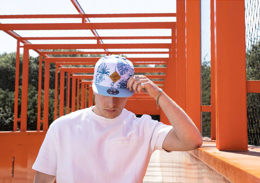 Smith & Miller Linares Snapback Cap, blau Begrenzte Freigabe