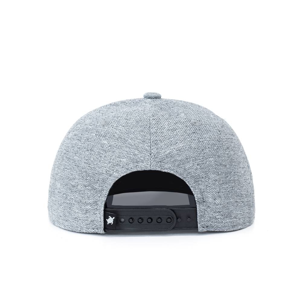 Smith & Miller Gabbs Unisex Snapback Cap, heather light grey-black JETZT KAUFEN