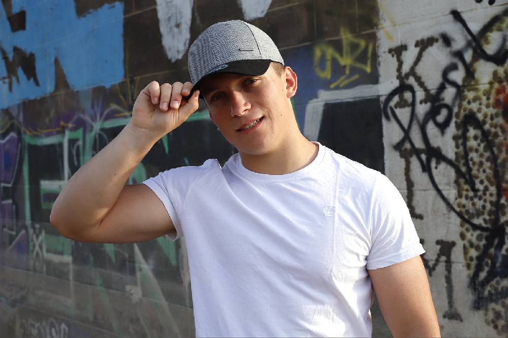 Smith & Miller Tencel Curved Cap, heather lt.grey - black Neueste Stile