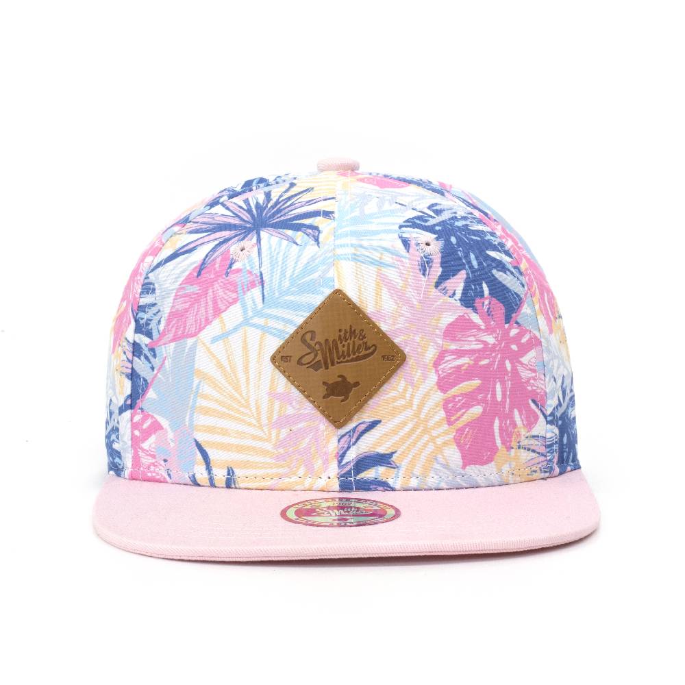 Smith & Miller Linares Women Snapback Cap, rosa Nur für heute
