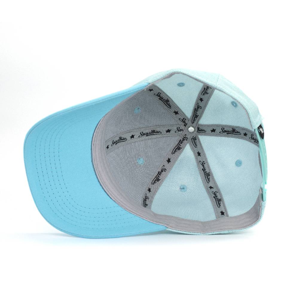 Smith & Miller Tencel Women Curved Cap, turquoise Speichern exportieren