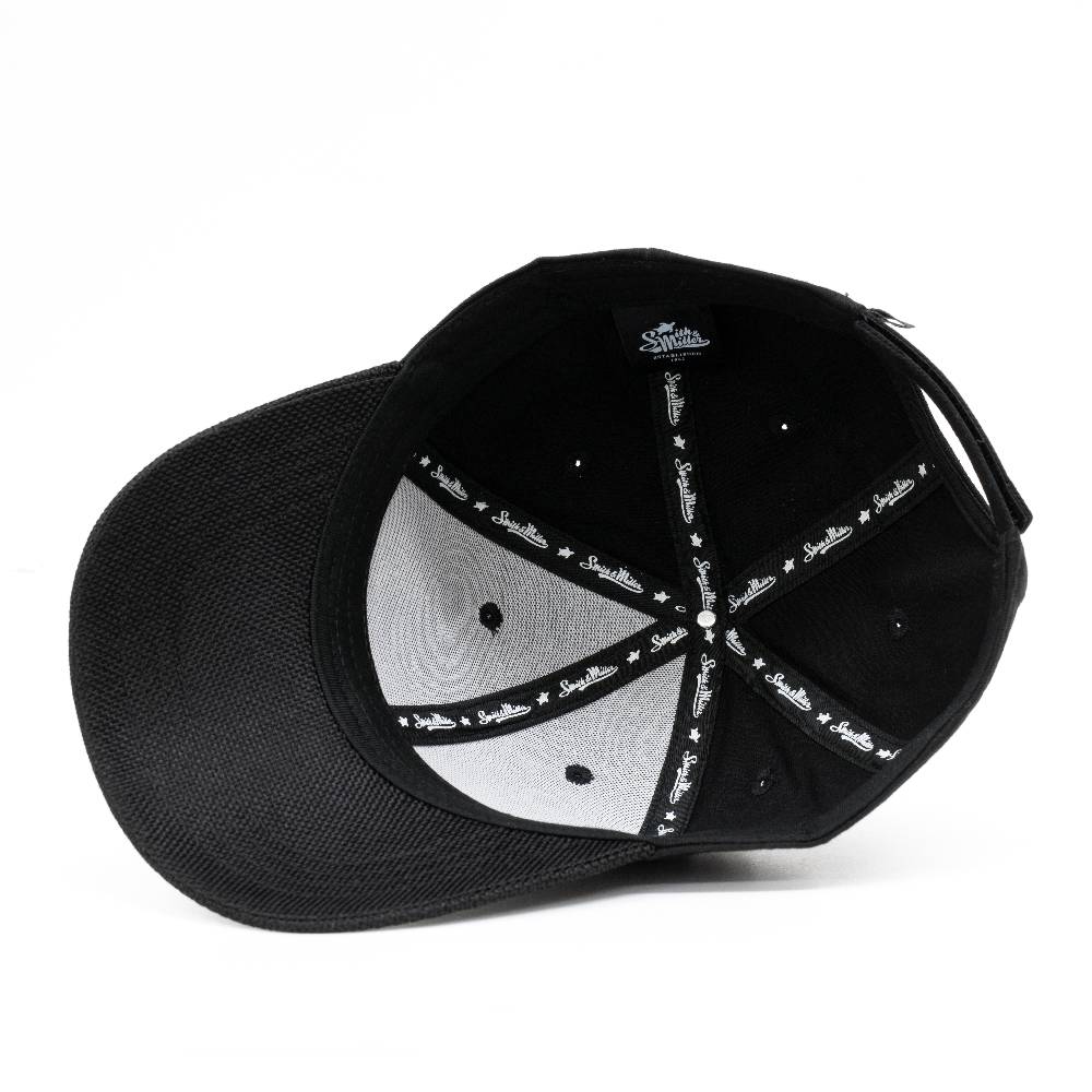 Smith & Miller Olimar Unisex Curved Cap, black Im Verkauf