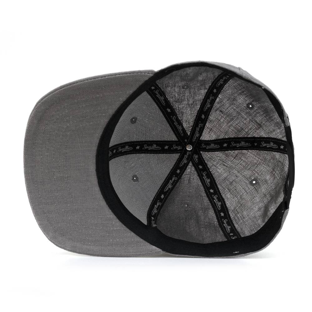 Smith & Miller Delano Unisex Snapback Cap, grey Günstiger Verkauf