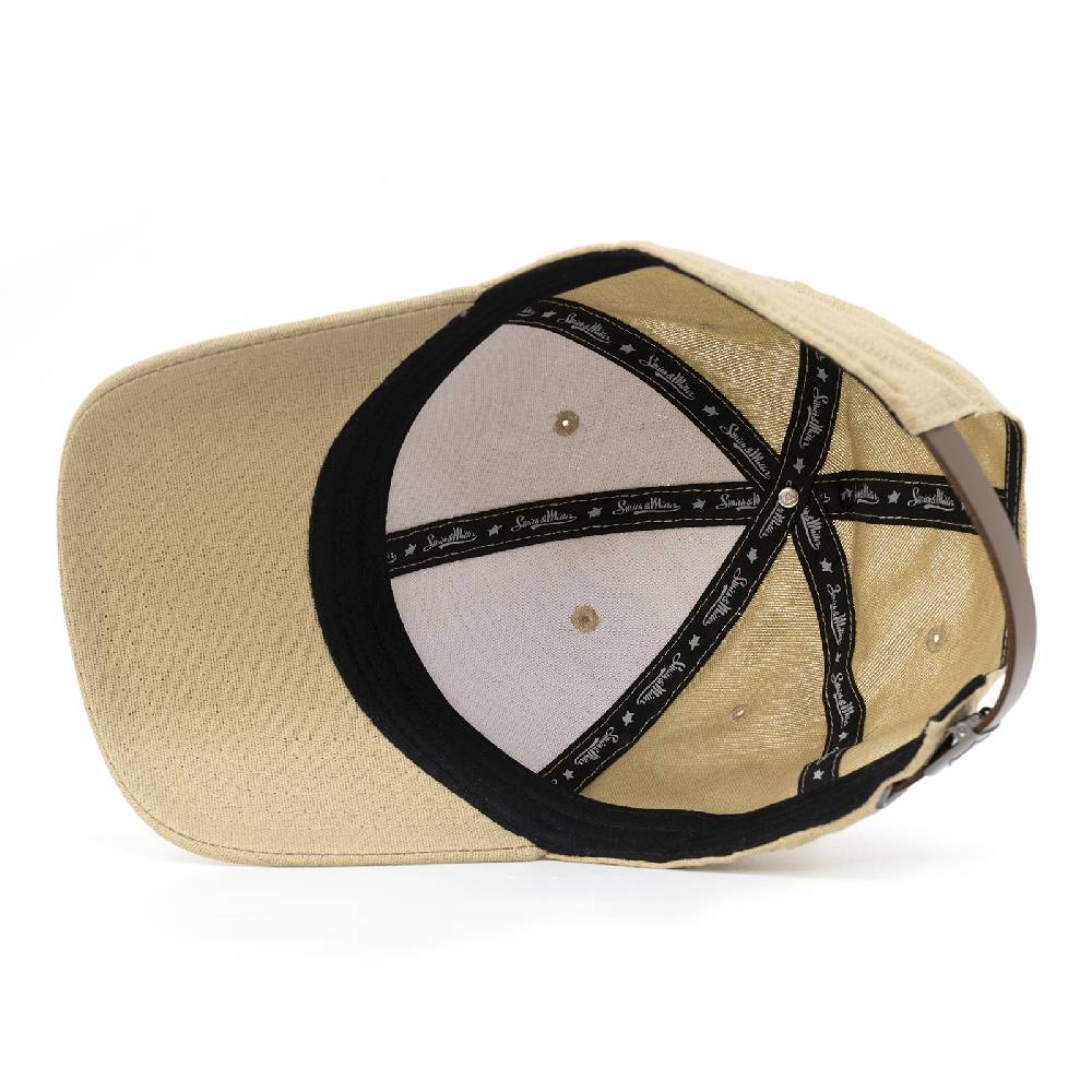 Smith & Miller Elam Unisex Curved Cap, khaki Vatertagsangebot