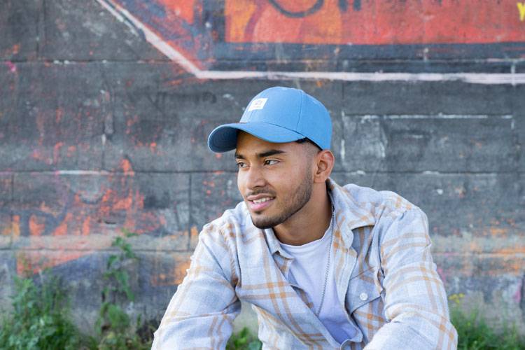 Smith & Miller Reno Unisex Curved Cap, dusty blue Blitzangebot