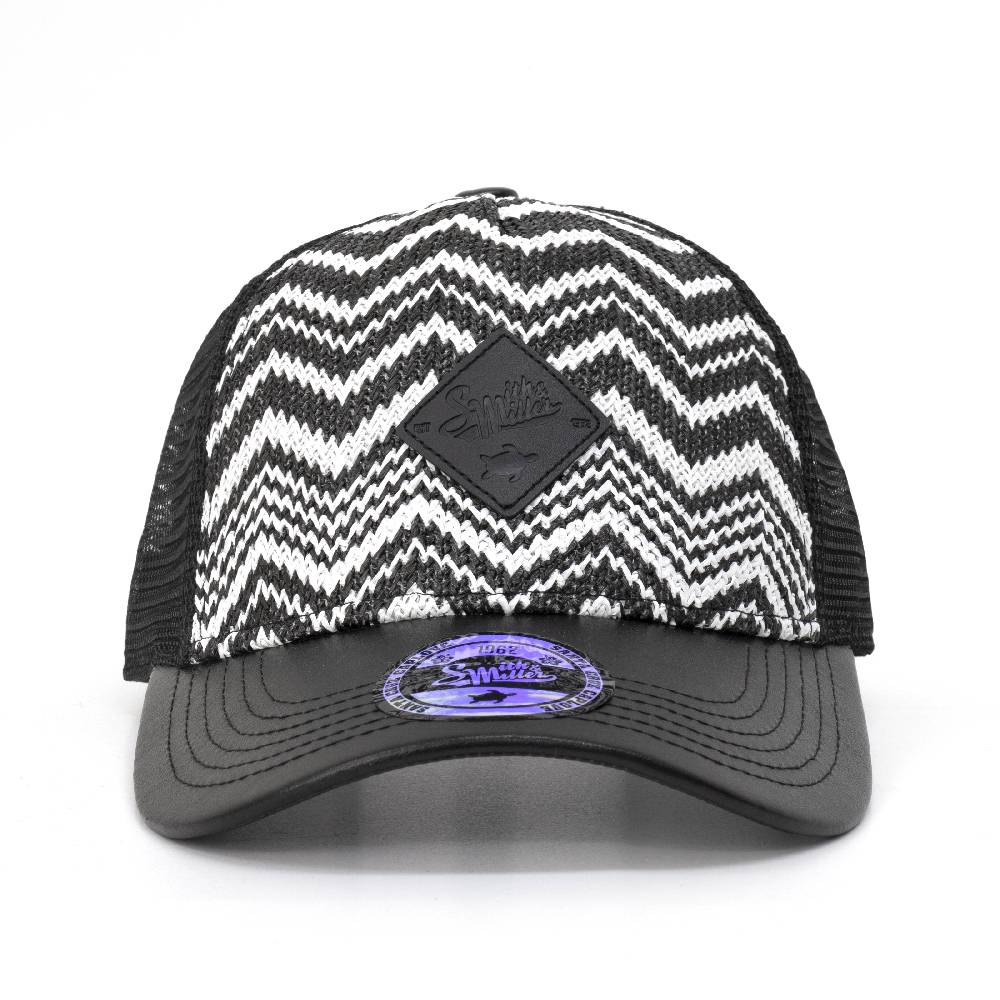Smith & Miller Irvine Unisex Trucker Cap, black Neuheiten
