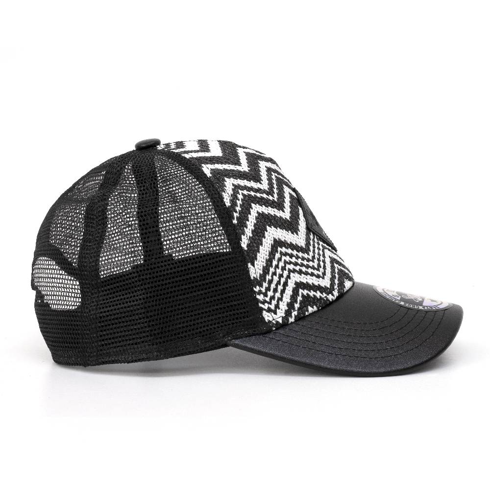 Smith & Miller Irvine Unisex Trucker Cap, black Neuheiten