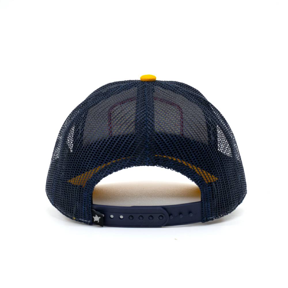 Smith & Miller Vicent Unisex Trucker Cap, stone - mango Saisonale Angebote