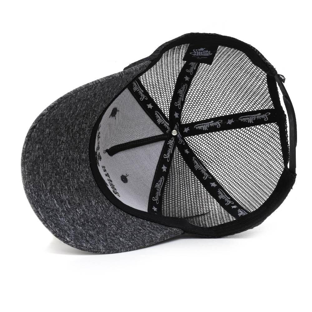 Smith & Miller Pico Rivera Unisex Trucker Cap, heather anthracite Super Sparpreis
