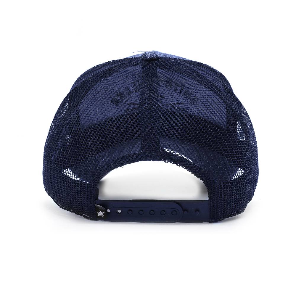 Smith & Miller Pico Rivera Unisex Trucker Cap, heather navy Kostenlose Rückgabe