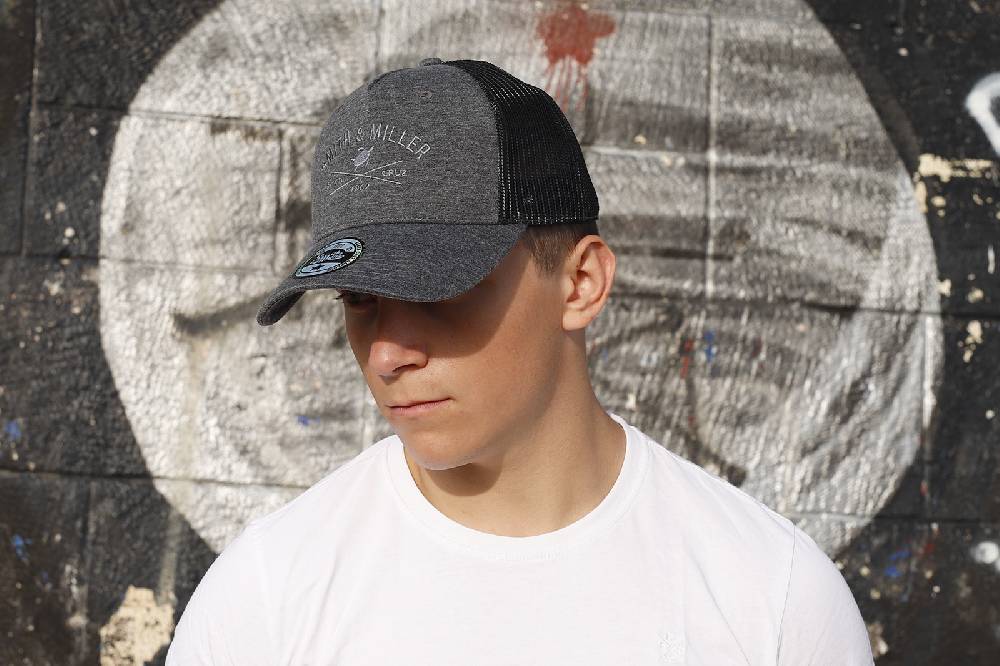 Smith & Miller Pico Rivera Unisex Trucker Cap, heather black Begrenzte Freigabe