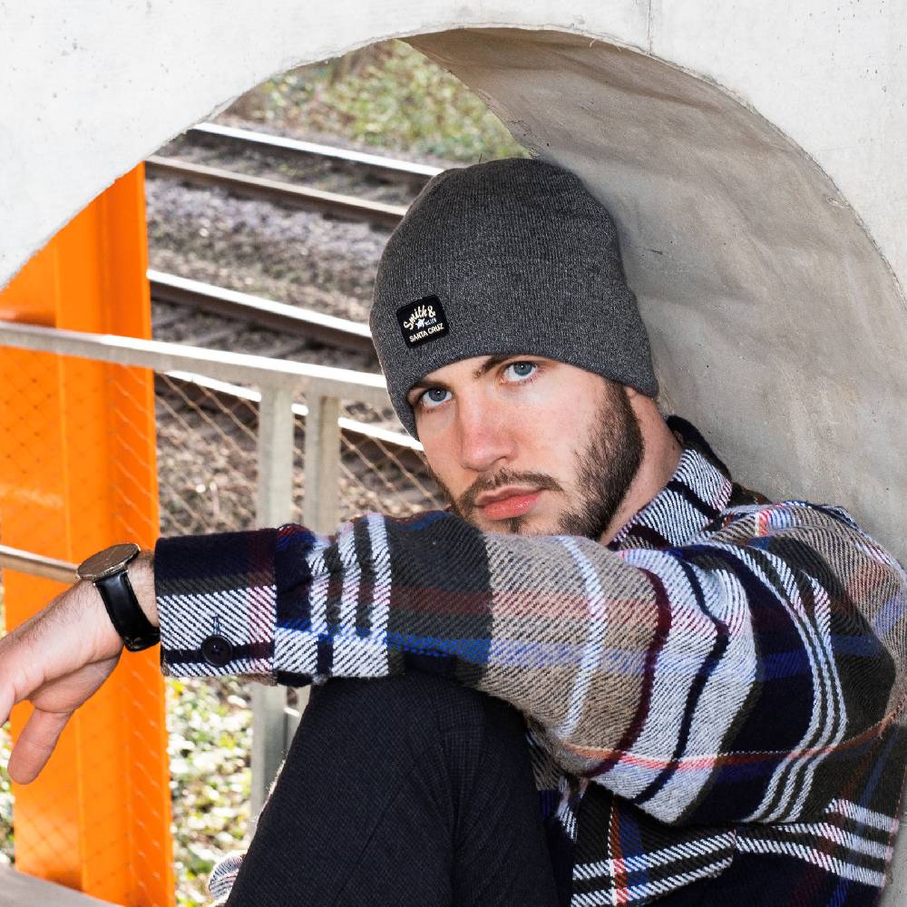 Smith & Miller Iduna Beanie, grey/black Neueste Stile