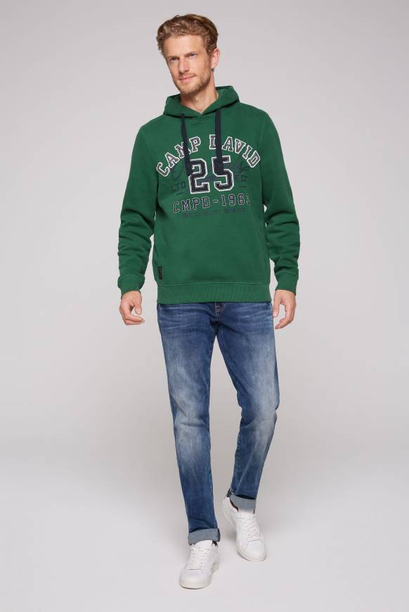 Soccx Hoodie mit Artwork im Retro-Style raw green Weihnachtsangebot