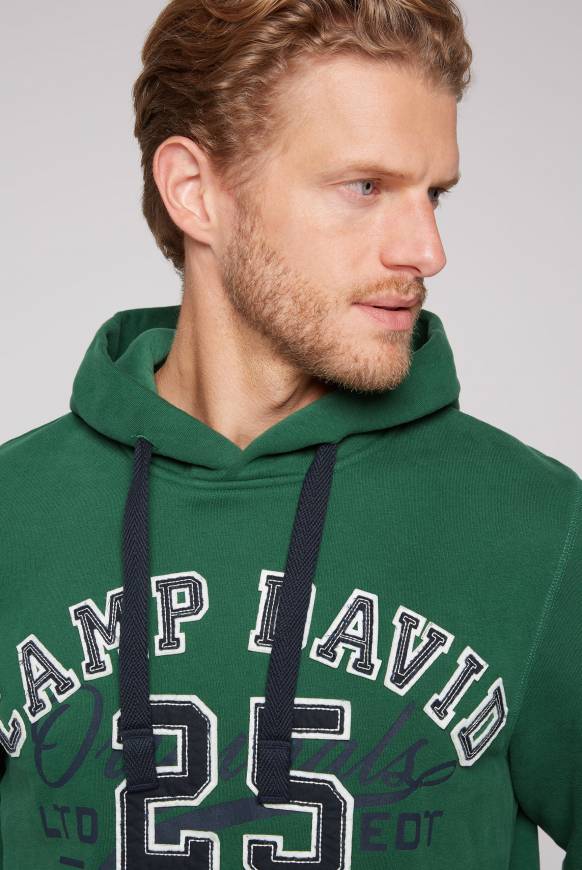Soccx Hoodie mit Artwork im Retro-Style raw green Weihnachtsangebot