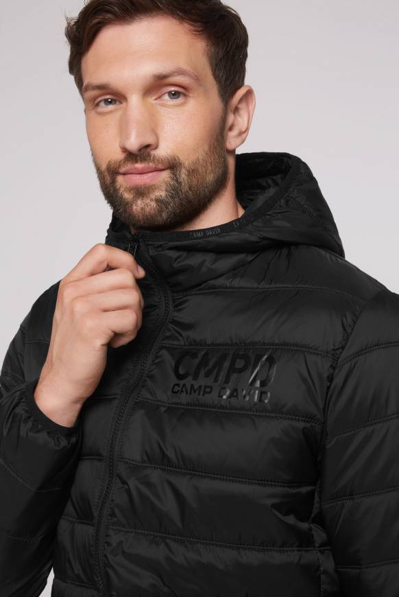 Soccx Leichte Steppjacke mit Kapuze black Exklusive Angebote