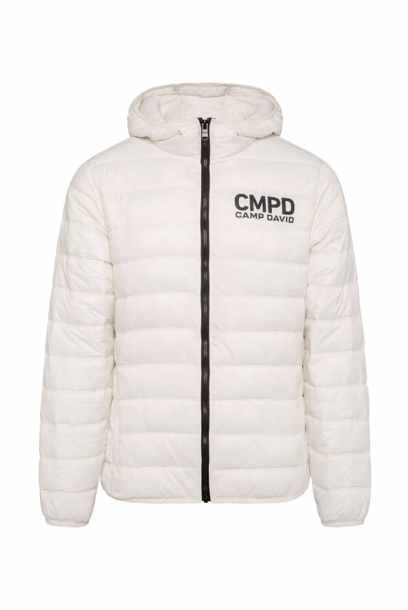 Soccx Leichte Steppjacke mit Kapuze kitt Räumungsverkauf