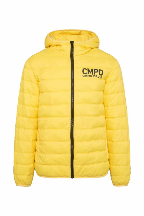 Soccx Leichte Steppjacke mit Kapuze industrial yellow Kauf eins, bekomm eins gratis