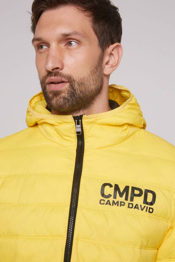 Soccx Leichte Steppjacke mit Kapuze industrial yellow Kauf eins, bekomm eins gratis