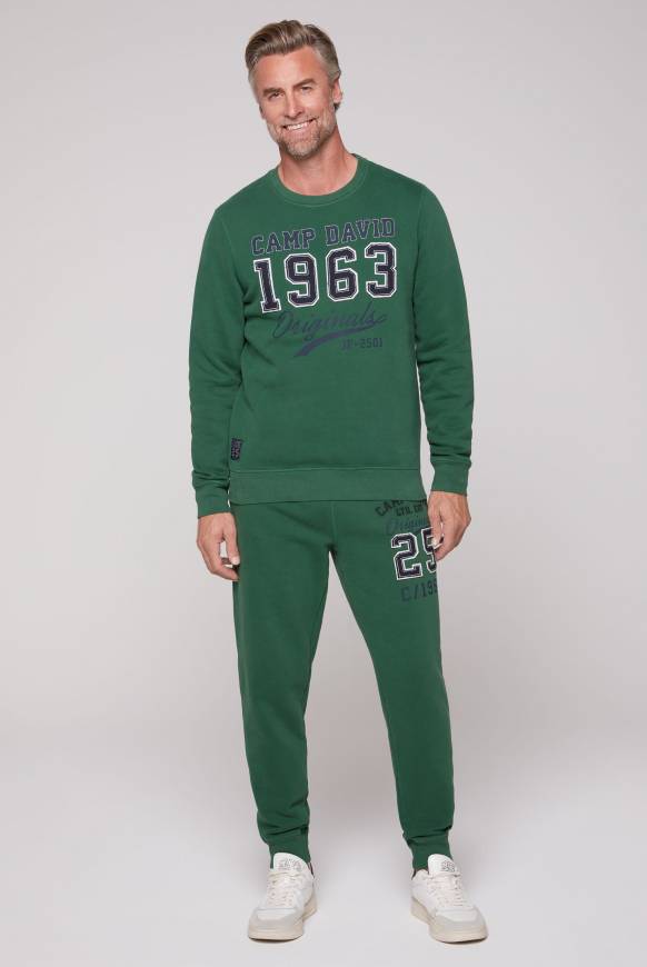 Soccx Sweatshirt mit Artwork im Retro-Style raw green Riesige Ersparnisse