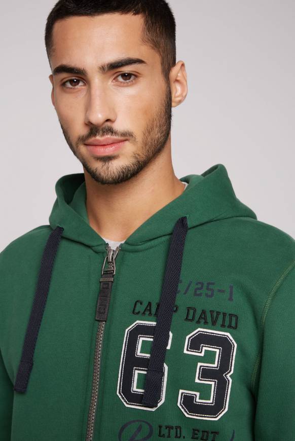 Soccx Kapuzensweatjacke mit Retro-Artwork raw green Neueste Stile