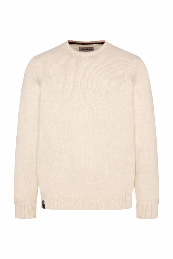 Soccx Pullover mit Rundhalsausschnitt ecru Clearance-Verkauf