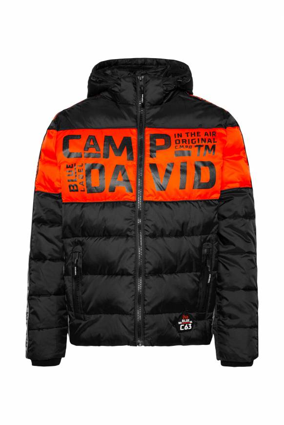 Soccx Winterjacke mit Colour-Blocking und Logo-Design black Im Verkauf